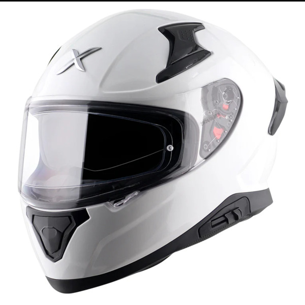 Bike It Axor Apex Full Face Helmet Gloss White